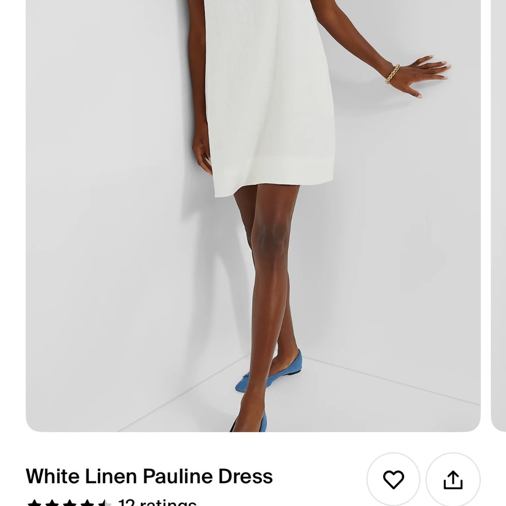White Linen Dress